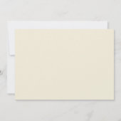 Neutrale Cream Ivoor & Goud Modern Verjaardagsdine Kaart (Achterkant)