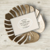 Neutrale Cream-kleurige Artisanzeep Sticker