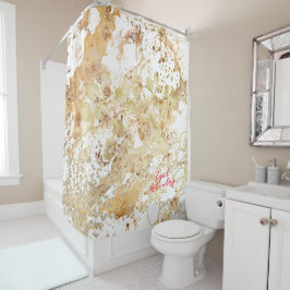 Neutrale Creamy Beige Shower Curtain Liner Douchegordijn