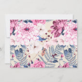 Neutrale crème ivoor formeel elke leeftijd verjaar kaart (Achterkant)