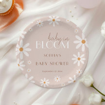 Neutrale Daisy Tuin Baby Shower Feest