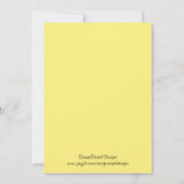 Neutrale diertraining | Retro-Baby shower Kaart (Achterkant)