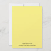 Neutrale diertraining | Retro-Baby shower Kaart (Achterkant)