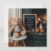 Neutrale digitale zwangerschapsaankondiging feestdagenkaart (Voorkant)