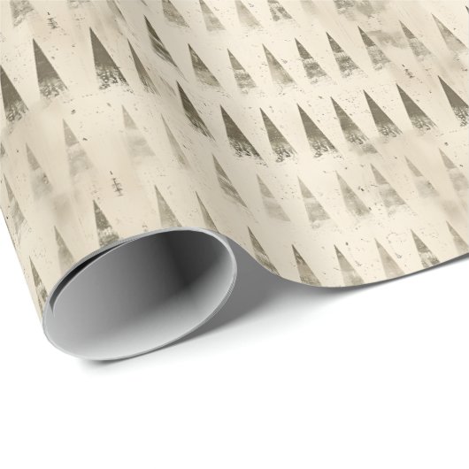 Neutrale Driehoeken Wrapping Papier (Rol Hoek)