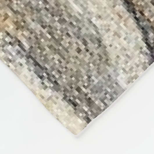 Neutrale Earth Tones Rock Stone Fleece Blanket (Hoek)