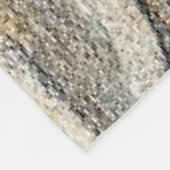 Neutrale Earth Tones Rock Stone Fleece Blanket Deken (Hoek)