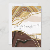 Neutrale Earthy Agate Bachelorette Party Kaart (Voorkant)