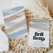 Neutrale eerste Fiesta verjaardagsuitnodiging Kaart