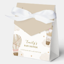Neutrale Elegante Boho Heet Luchtballon Baby Showe