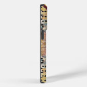 Neutrale elegantie met Abstracte accenten Logo Case-Mate iPhone Case (Achterkant / Rechts)