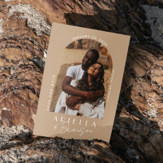 Neutrale en moderne Tan-foto Sla de datumkaart op Kaart