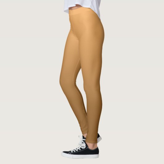 Neutrale en vlakke gradiënt Golden Leggings (Links)
