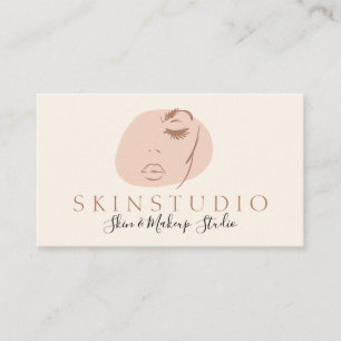 Neutrale esthesie Feminine Face Beauty Skin Visitekaartje