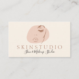 Neutrale esthesie Feminine Face Beauty Skin Visitekaartje