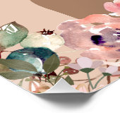 Neutrale esthetische vrouw botanisch perfect poster (Hoek)