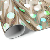 Neutrale feestelijke kerst cadeaupapier (Rol Hoek)