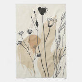 neutrale flora theedoek (Verticaal)