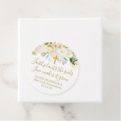 Neutrale Floral Faith Planten de zaadgemeenschap Bedankjes Labels (In situ)