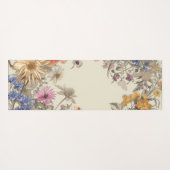 Neutrale Floral Yoga Mat (Achterkant (horizontaal))