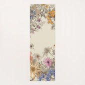 Neutrale Floral Yoga Mat (Achterkant)