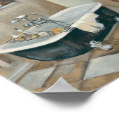 Neutrale Franse badkamer Poster (Hoek)