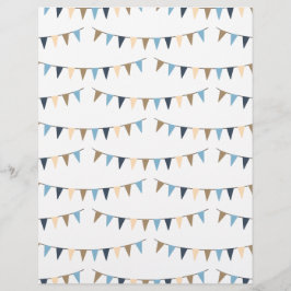 Neutrale garland en polakdot