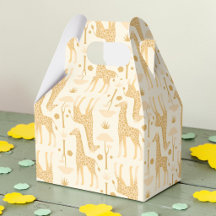 Neutrale Gele Giraffe Safari Baby Shower Cadeau