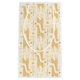 Neutrale Gele Giraffe Safari Wild One Cadeau Klein Cadeauzakje