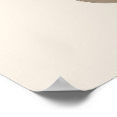 Neutrale Geometrie Eenvoudige Boho Tekeningen Boho Poster (Hoek)