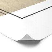 Neutrale geometrische Abstracte Limoen was Poster (Hoek)