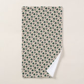Neutrale geometrische driehoek Bad Handdoek Set (Handdoek)
