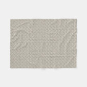 Neutrale geometrische fleece deken | Cozy Chic (Voorkant (Horizontaal))