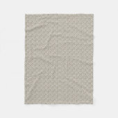 Neutrale geometrische fleece deken | Cozy Chic (Voorkant)