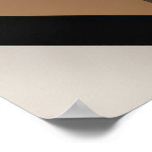 Neutrale geometrische lagen 3D Poster (Hoek)