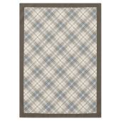 Neutrale geometrische tafelkleed moderne eetkamer  (Voorkant)