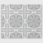 Neutrale geometrische tegels cadeaupapier (Vlak)