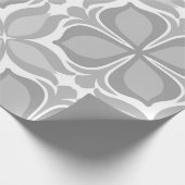 Neutrale geometrische tegels cadeaupapier (Hoek)