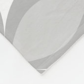 Neutrale geometrische tegels fleece deken (Hoek)