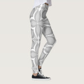 Neutrale geometrische tegels leggings (Rechts)