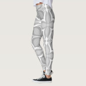 Neutrale geometrische tegels leggings (Links)
