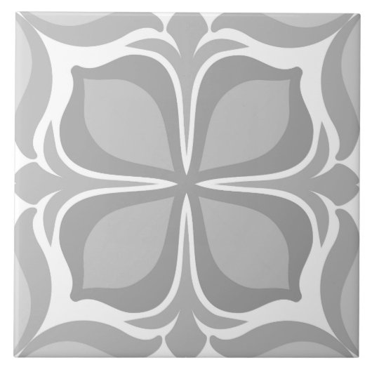 Neutrale geometrische tegels tegeltje (Voorkant)