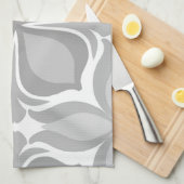 Neutrale geometrische tegels theedoek (Quarter Fold)