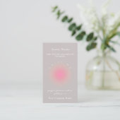 Neutrale geur sample parfum geurtesterkaart visitekaartje (Staand voorkant)