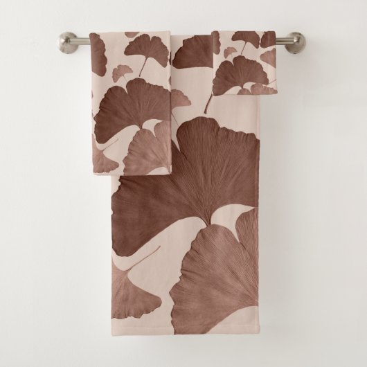 Neutrale Ginkgo Botanische Droom 1 Bad Handdoek (Insitu)