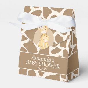 Neutrale Giraffe Baby Shower Favor Doos Bedankdoosjes