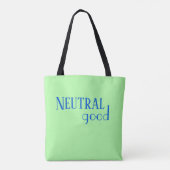 Neutrale Goede Groepering Tote Bag (Achterkant)