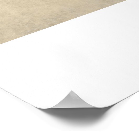 Neutrale Gold Abstracte Limoen was Poster (Hoek)