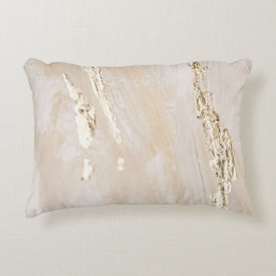 Neutrale Gouden Achtergrond Accent Kussen