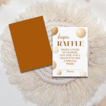 Neutrale Gouden Ballon Luier Raffle Baby Shower